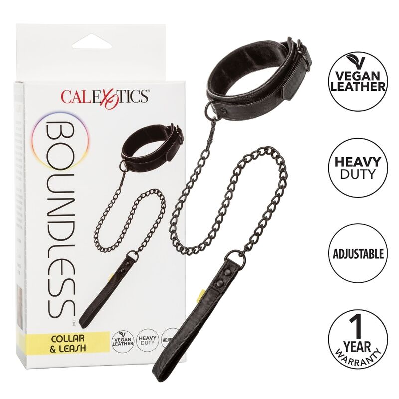 CALEXOTICS - GRENZELOZE HALSBAND EN LIJN