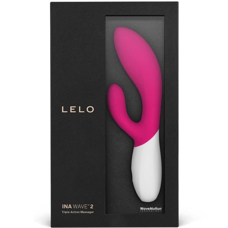 LELO - MONTRE SPÉCIALE DE LUXE INA WAVE 2 VBRADOR CERISE
