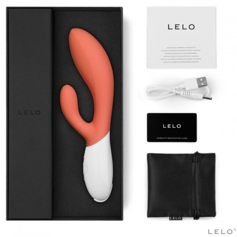 LELO - VIBRATEUR INA 3 LUXURY CORAL RABBIT