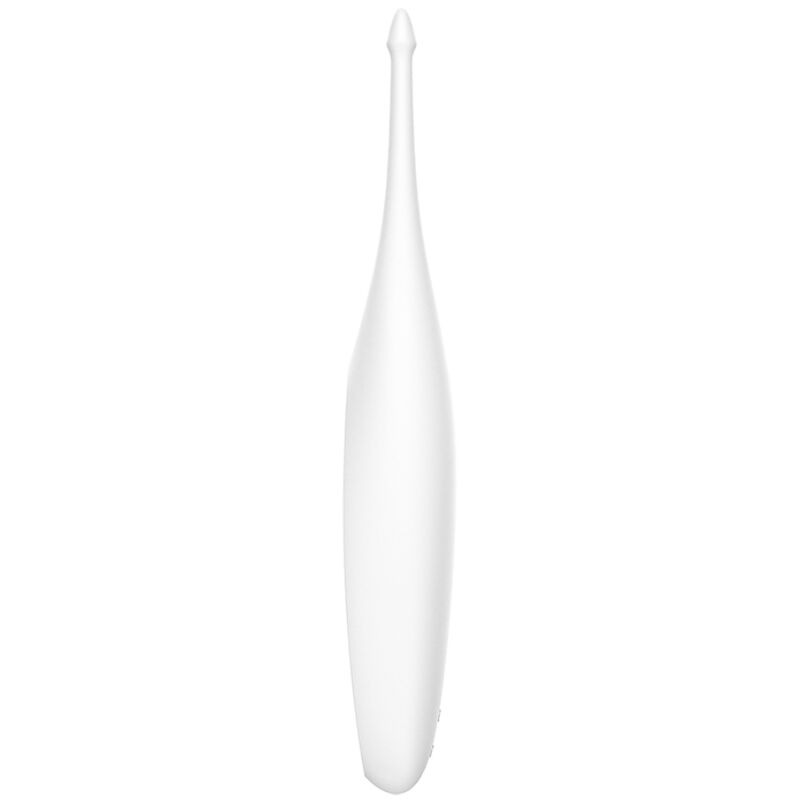 SATISFYER - VIBRATEUR À POINTE TOURNANTE ET AMUSANTE BLANC