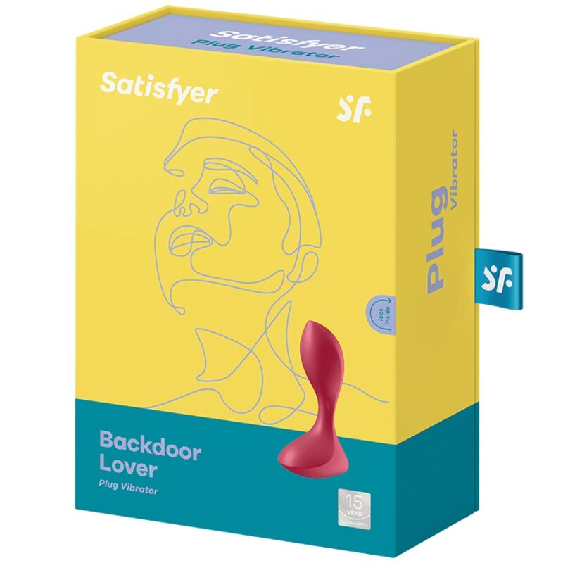 SATISFYER - BACKDOOR LOVER ROUGE VIBRATEUR ANAL PLUG ROUGE
