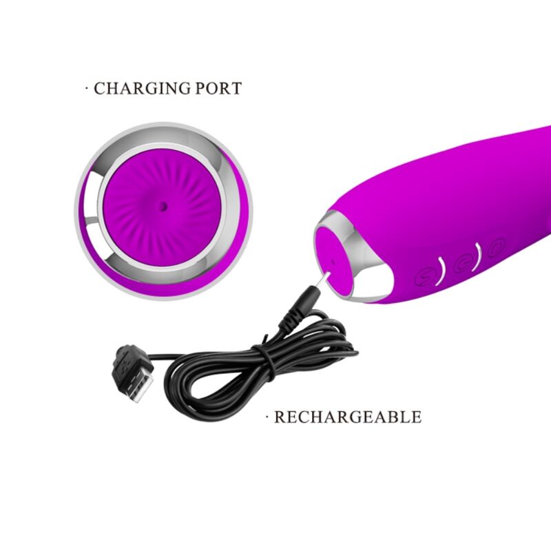 PRETTY LOVE - VIBRATEUR ROTATIF RECHARGEABLE MOLLY