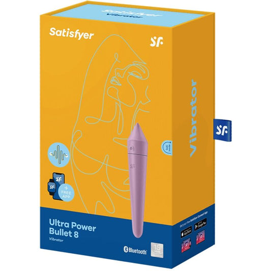 SATISFYER - ULTRA POWER BULLET 8 VIOLET