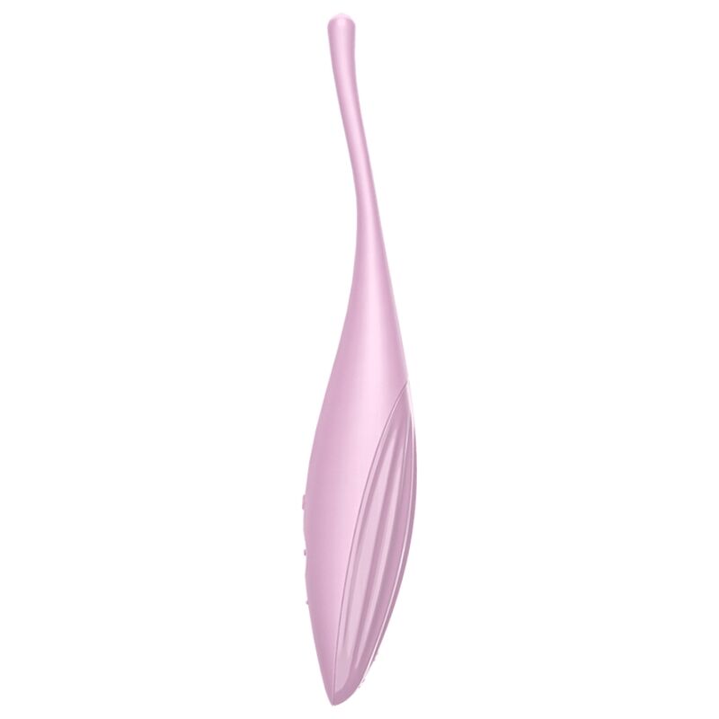 SATISFYER - TWIRLING JOY VIBRATEUR CLIT TIP ROSE