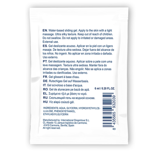 WATERFEEL - LUBRIFIANT NEUTRE À BASE D'EAU 6 ML