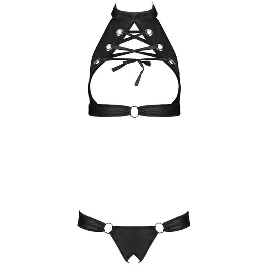 PASSION - ENSEMBLE EN CUIR ÉCOLOGIQUE MALWIA L/XL