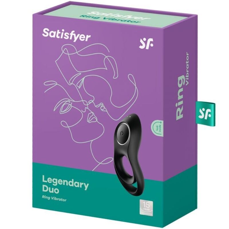 SATISFYER - VIBRATEUR DUORING LEGENDER NOIR