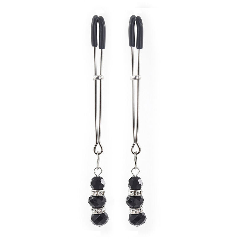 OHMAMA FETISH - Nipple clamps with crystal stones