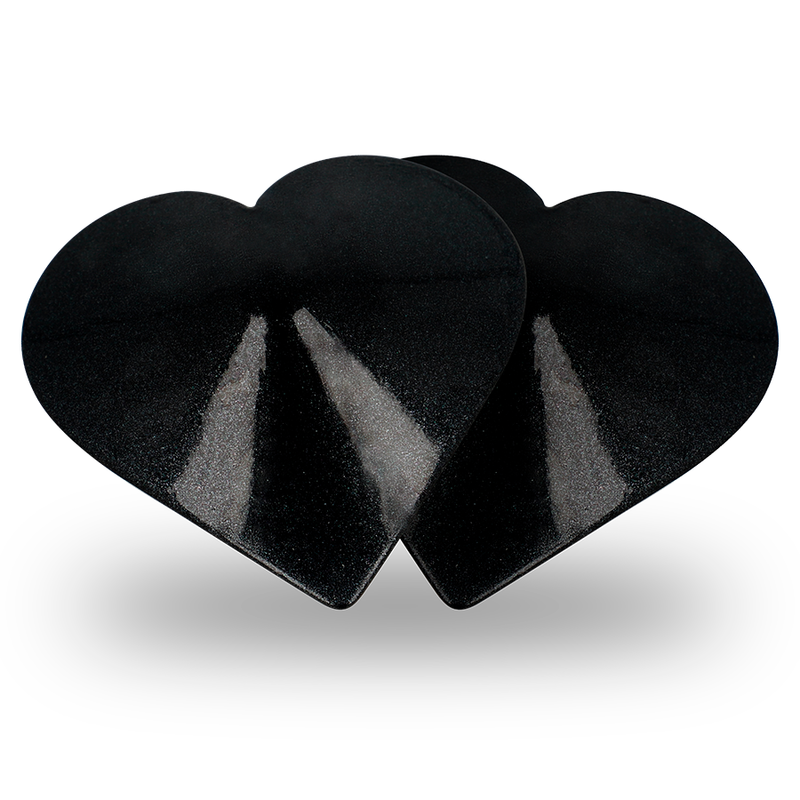 COQUETTE CHIC DESIRE - TEPELBESCHERMERS MET ZWARTE HARTEN
