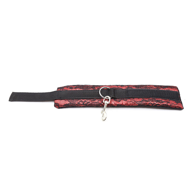 OHMAMA FETISH - FLUWELEN HANDBOEIEN MET NYLON BAND