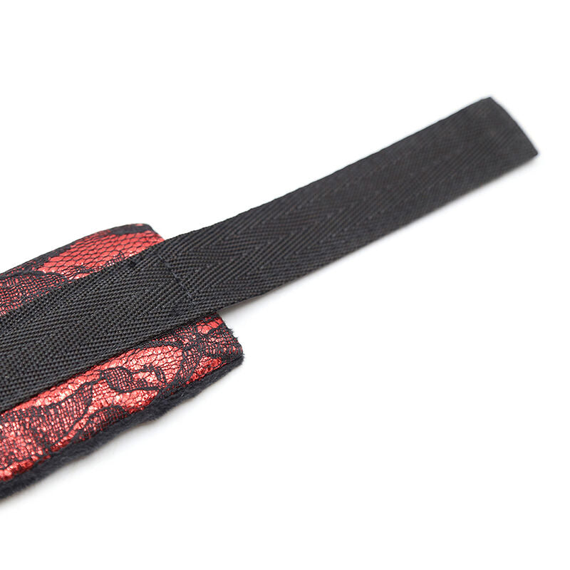 OHMAMA FETISH - FLUWELEN HANDBOEIEN MET NYLON BAND