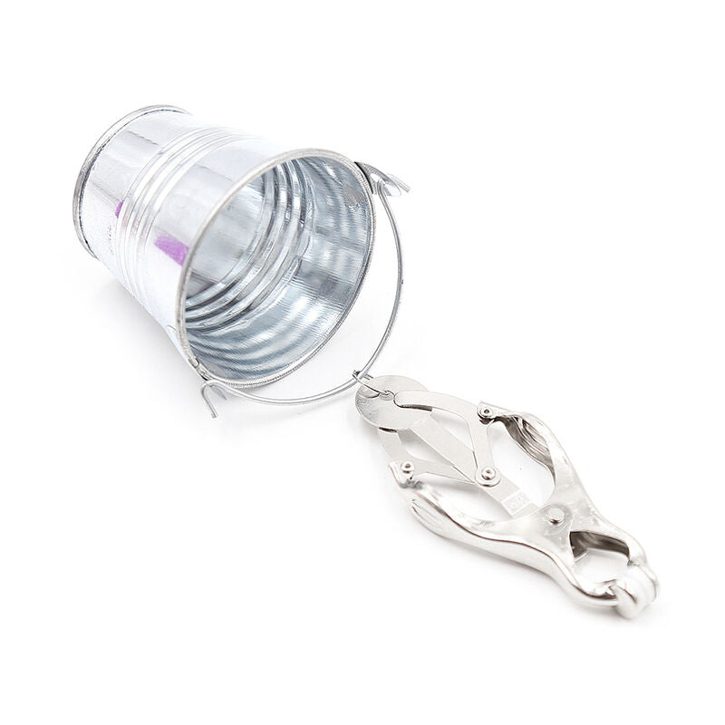 OHMAMA FETISH NIPPLE CLAMPS WITH BUCKET