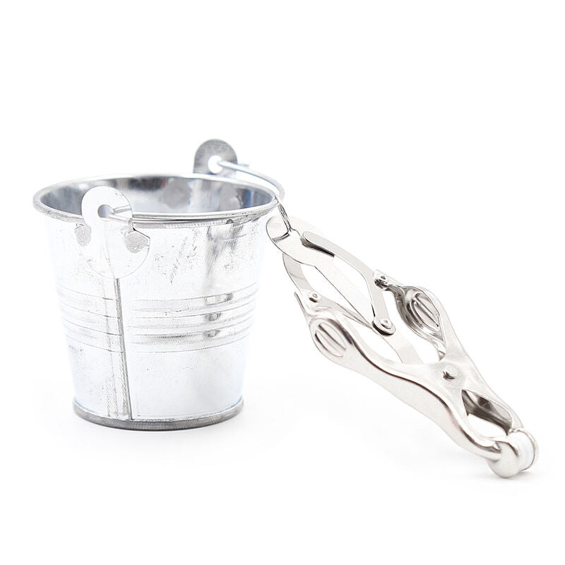 OHMAMA FETISH NIPPLE CLAMPS WITH BUCKET