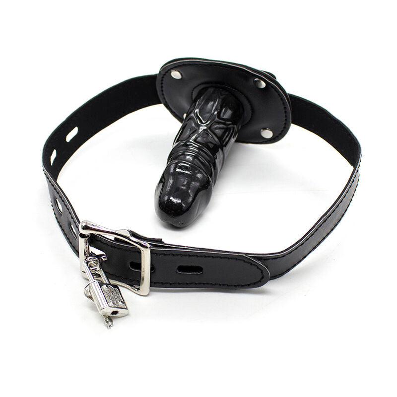 OHMAMA FETISH - TPE PENIS GAG MIT VORHNGESCHLOSS L