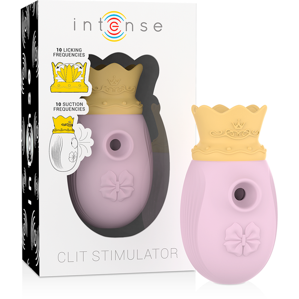 INTENSE - KLITORISSTIMULATOR 10 SAUG- UND LECKMODI - ROSA