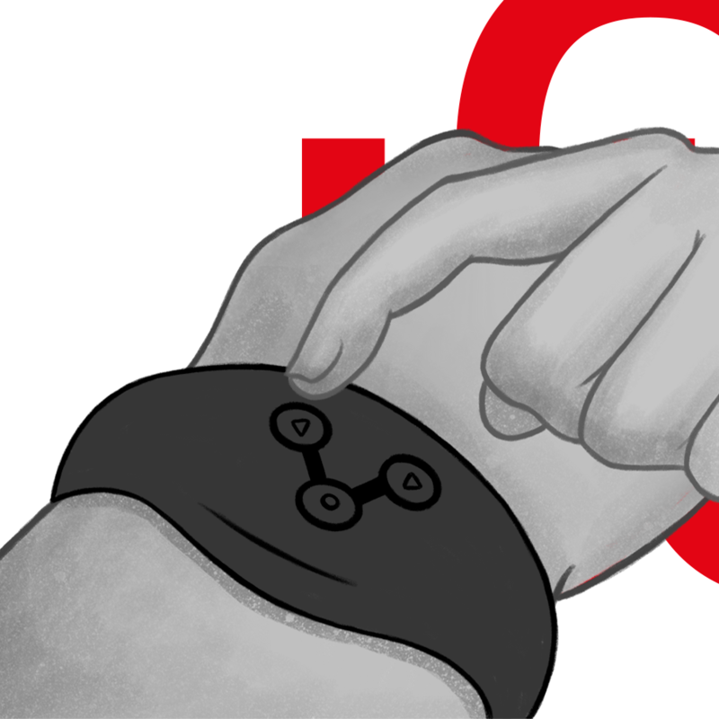 WATCHME - MONTRE À TECHNOLOGIE SANS FIL PITCH BLACK