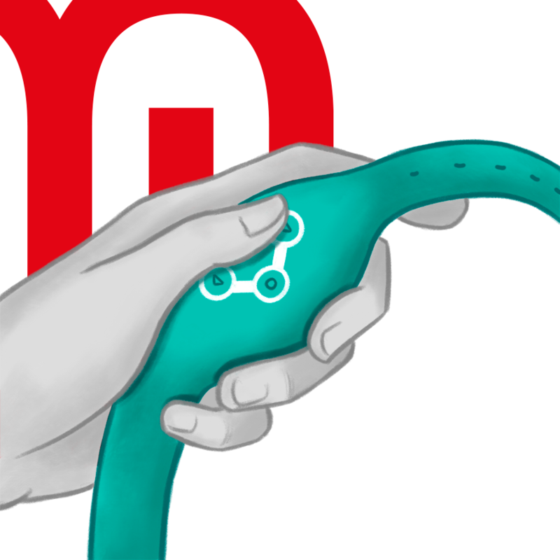 WATCHME - MONTRE À TECHNOLOGIE SANS FIL AIGUE-MARINE