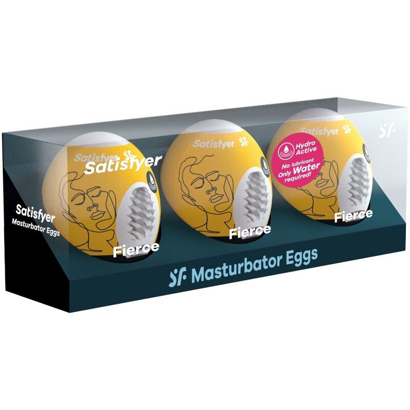 SATISFYER - 3 ŒUFS MASTURBATEURS FIERCE