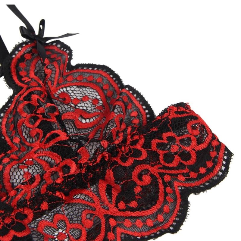 SUBBLIME - ENSEMBLE DEUX PIÈCES HAUT EN DENTELLE ET CULOTTE L/XL