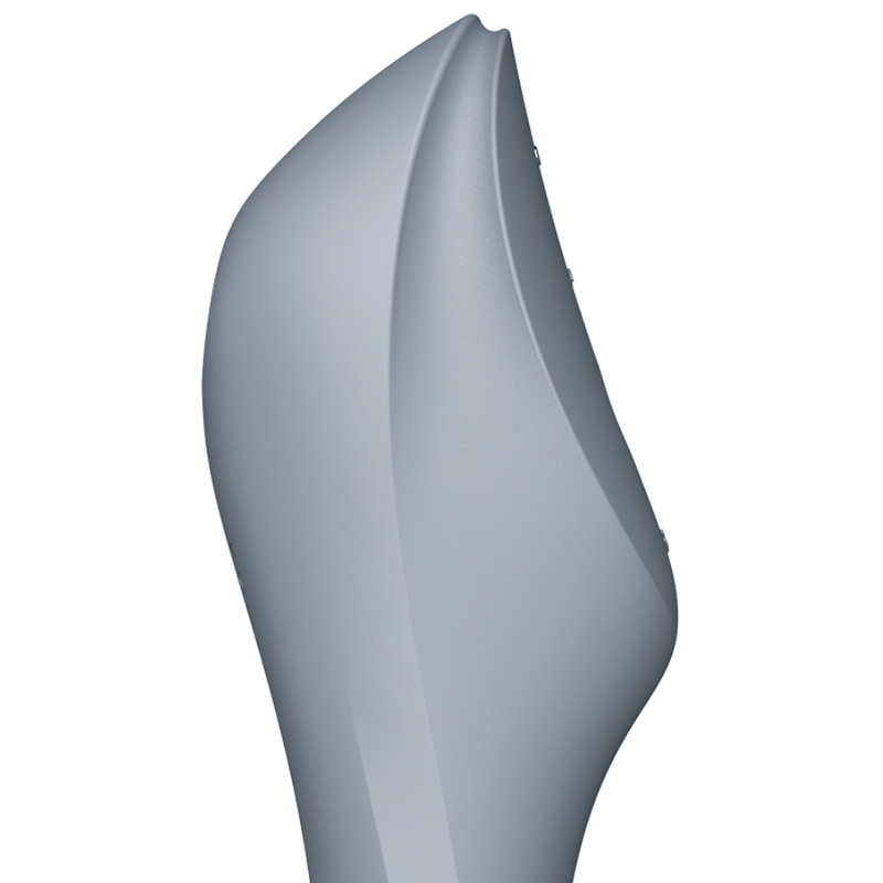 SATISFYER - CURVY TRINITY 3 AIR PULSE VIBRATOR GRAY
