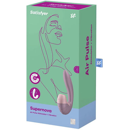 SATISFYER - SUPERNOVA LUFTPULSSTIMULATOR & VIBRATION ROSA