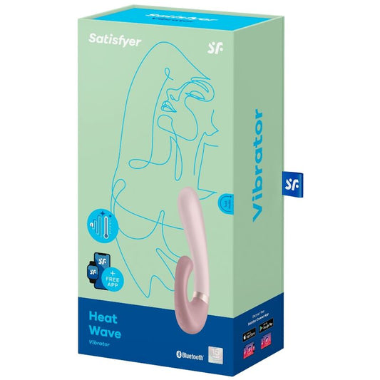 SATISFYER - VIBRATEUR HEAT WAVE APP BLANC