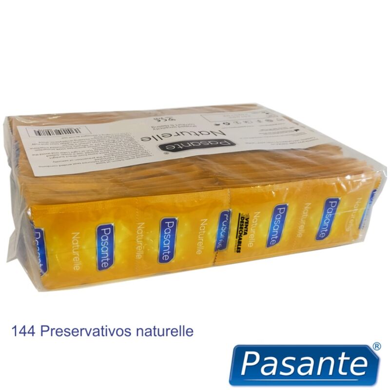 PASANTE - PRÉSERVATIFS SACHETS NATURELS 144 UNITÉS