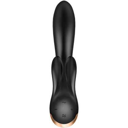 SATISFYER - DOUBLE FLEX VIBRATOR APP SCHWARZ