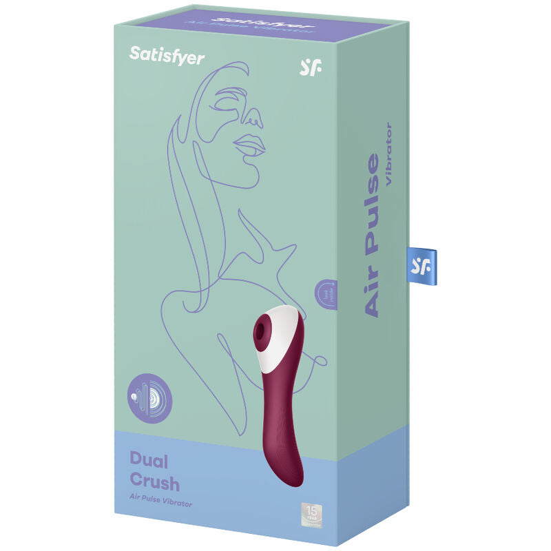 SATISFYER - VIBRATEUR À IMPULSION D'AIR À DOUBLE ÉCRASEMENT