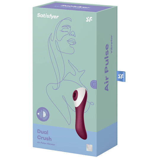 SATISFYER - VIBRATEUR À IMPULSION D'AIR À DOUBLE ÉCRASEMENT