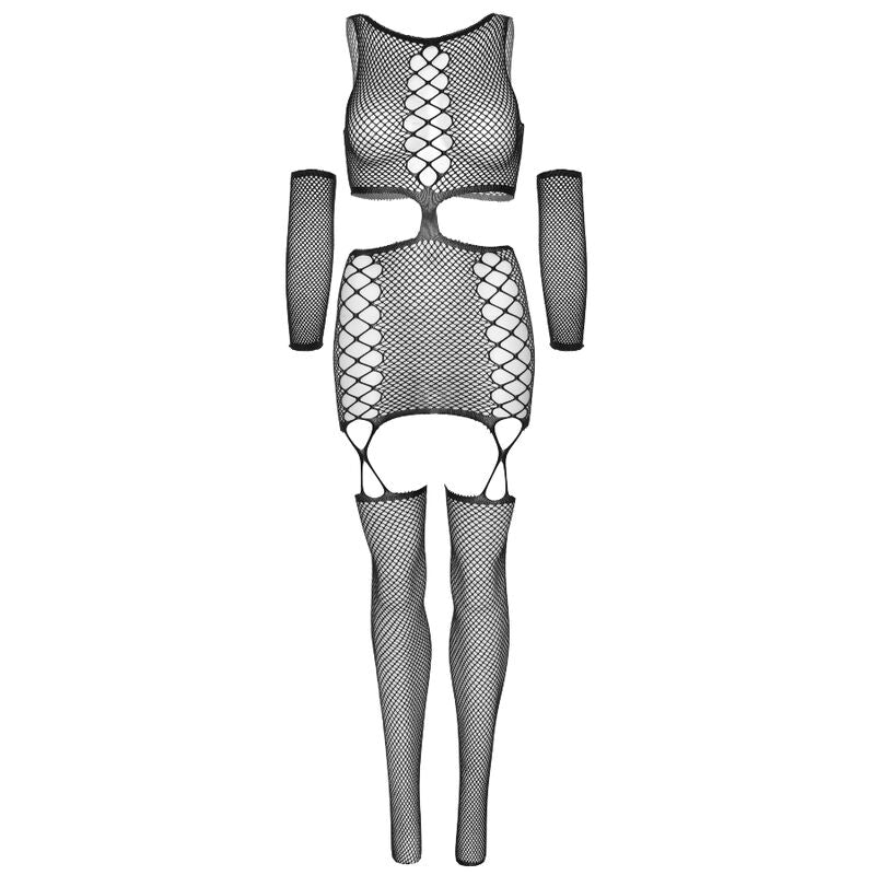 LEG AVENUE - GARTER DRESS WITH GLOVES, ONE SIZE