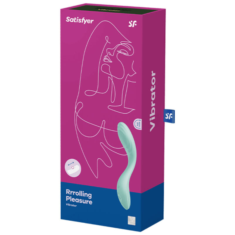SATISFYER - VIBRATEUR POINT G ROLLING PLEASURE BLANC