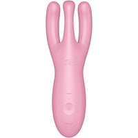 SATISFYER - THREESOME 4 VIBRATORAPP BLAU