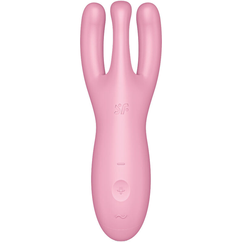 SATISFYER - THREESOME 4 VIBRATORAPP BLAU