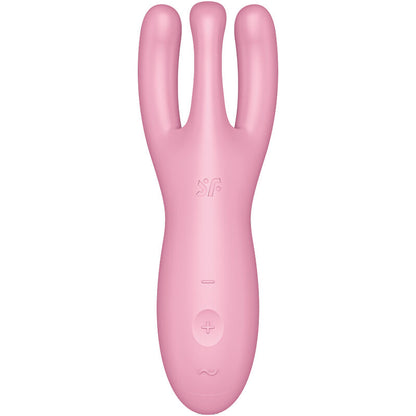 SATISFYER - THREESOME 4 VIBRATORAPP BLAU