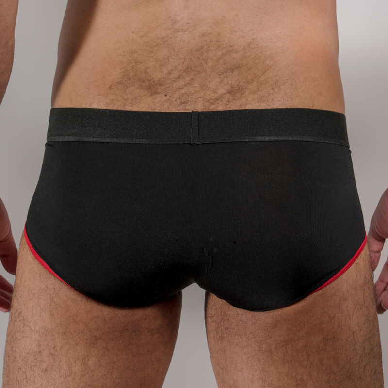 MACHO - MS24R SHORT UNDERPANTS DARK RED XL