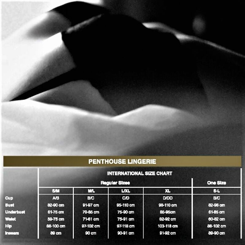 PENTHOUSE - OPEN SECRET TANGA ROZE L/XL
