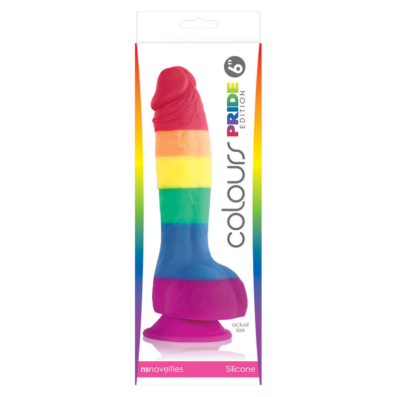 FIERTÉ - DRAPEAU LGBT DILDO 15 CM