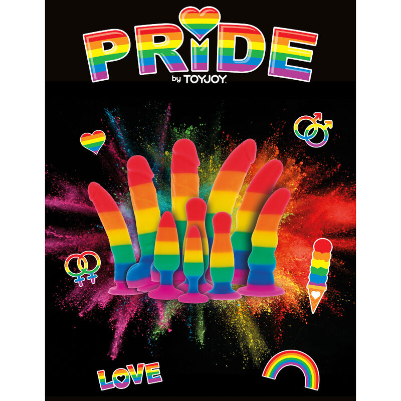 PRIDE - LGBT VLAG PLUG HUNK 10.5CM