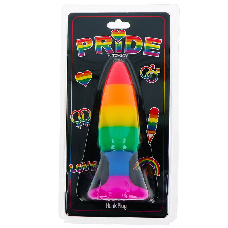 PRIDE - LGBT VLAG PLUG HUNK 10.5CM