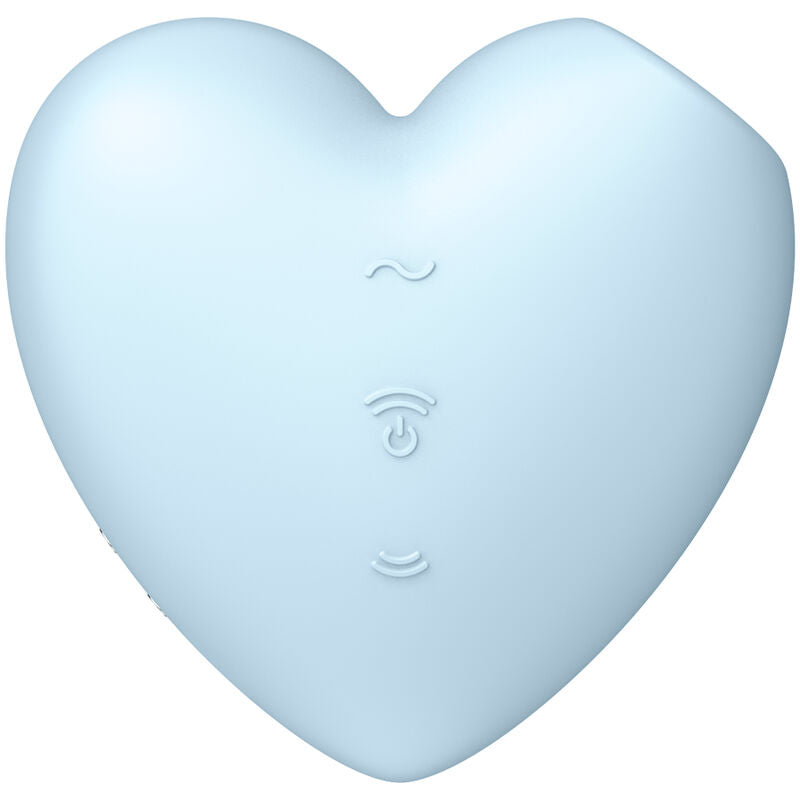 SATISFYER - CUTIE HEART STIMULATEUR ET VIBRATEUR À IMPULSIONS D'AIR ROSE
