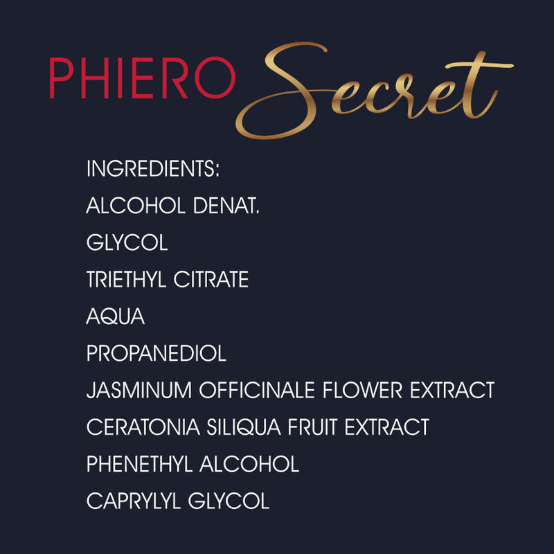 500 COSMETICS - PHIERO SECRET NATURAL ODOURLESS COMBINATION OF FEMALE SEX HORMONES 15 ML