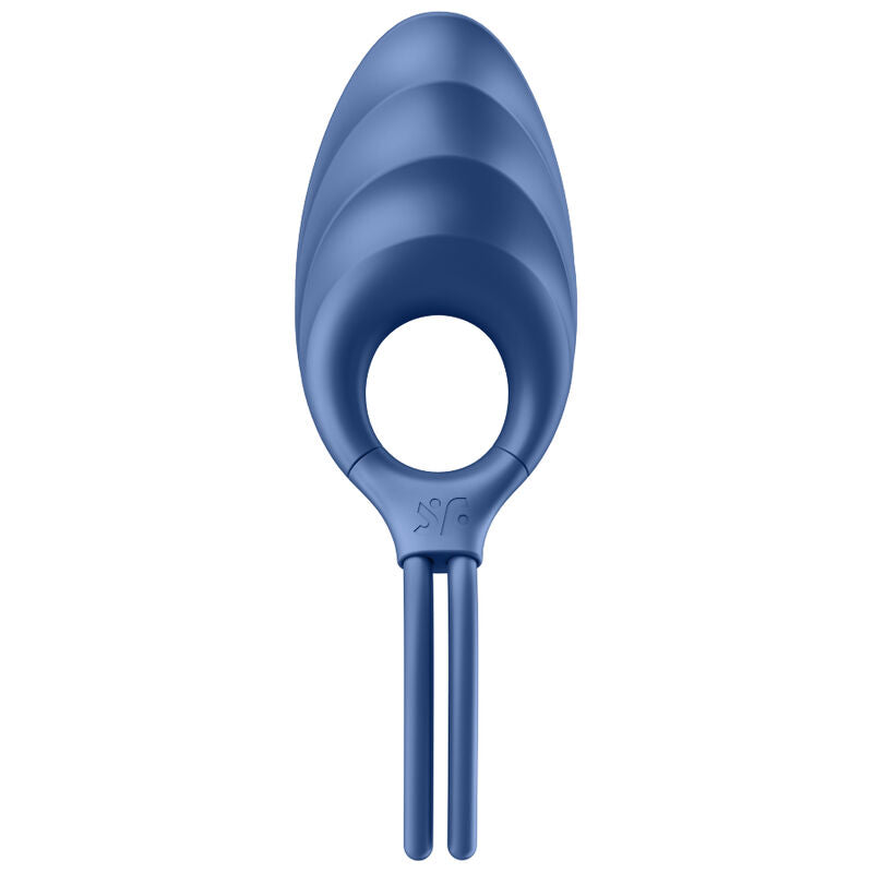SATISFYER - SWORDSMAN RING VIBRATOR BLAUW