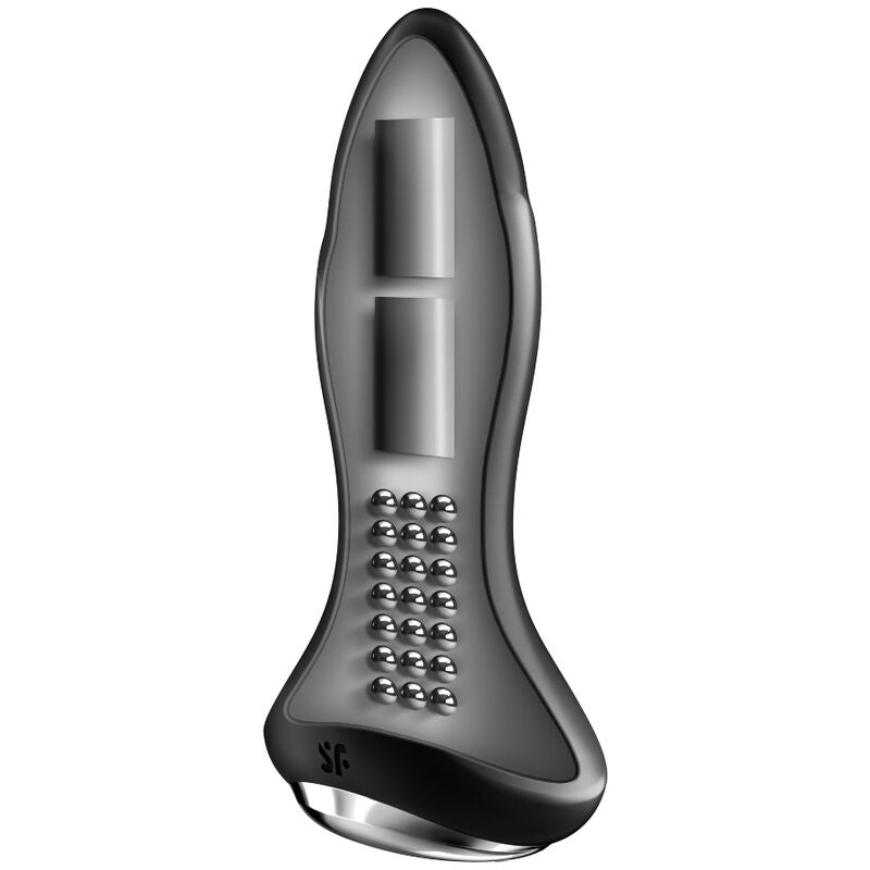 SATISFYER - ROTATOR PLUG 1+ VIBRANT PLUG APP NOIR