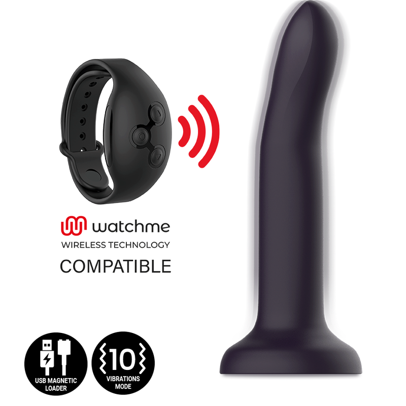MYTHOLOGY - DUMAN MYSTIC DILDO M - VIBRATOR COMPATIBEL MET WATCHME DRAADLOZE TECHNOLOGIE