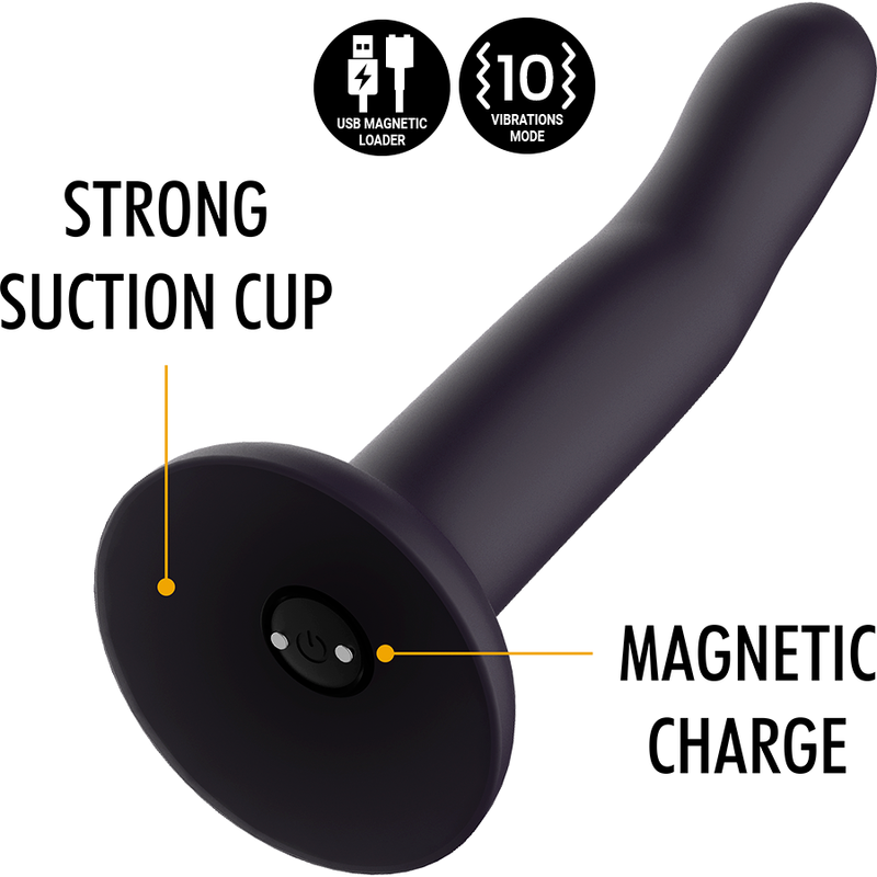 MYTHOLOGY - DUMAN MYSTIC DILDO M - VIBRATOR COMPATIBEL MET WATCHME DRAADLOZE TECHNOLOGIE