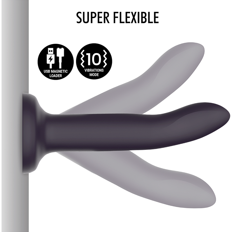MYTHOLOGIE - DUMAN MYSTIC DILDO M - VIBRATEUR COMPATIBLE AVEC LA TECHNOLOGIE SANS FIL WATCHME