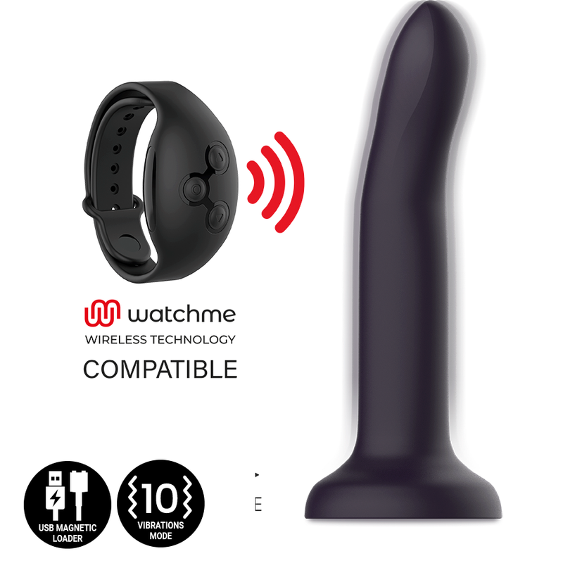 MYTHOLOGY - DUMAN MYSTIC DILDO L - VIBRATOR COMPATIBEL MET WATCHME DRAADLOZE TECHNOLOGIE