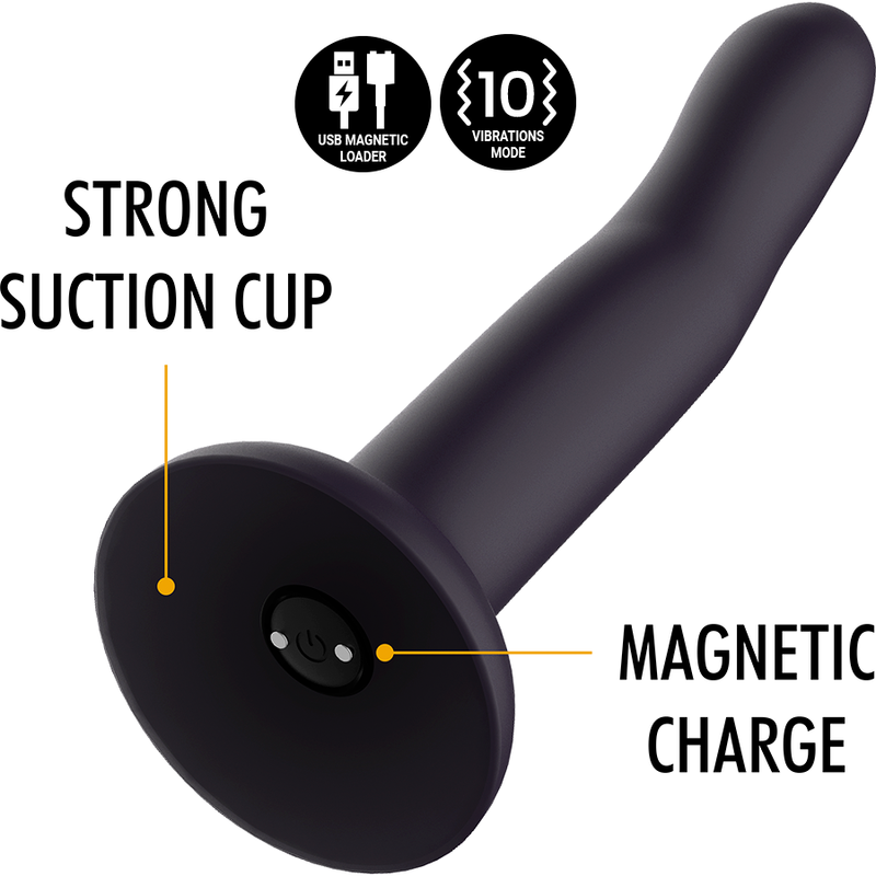 MYTHOLOGY - DUMAN MYSTIC DILDO L - VIBRATOR COMPATIBEL MET WATCHME DRAADLOZE TECHNOLOGIE