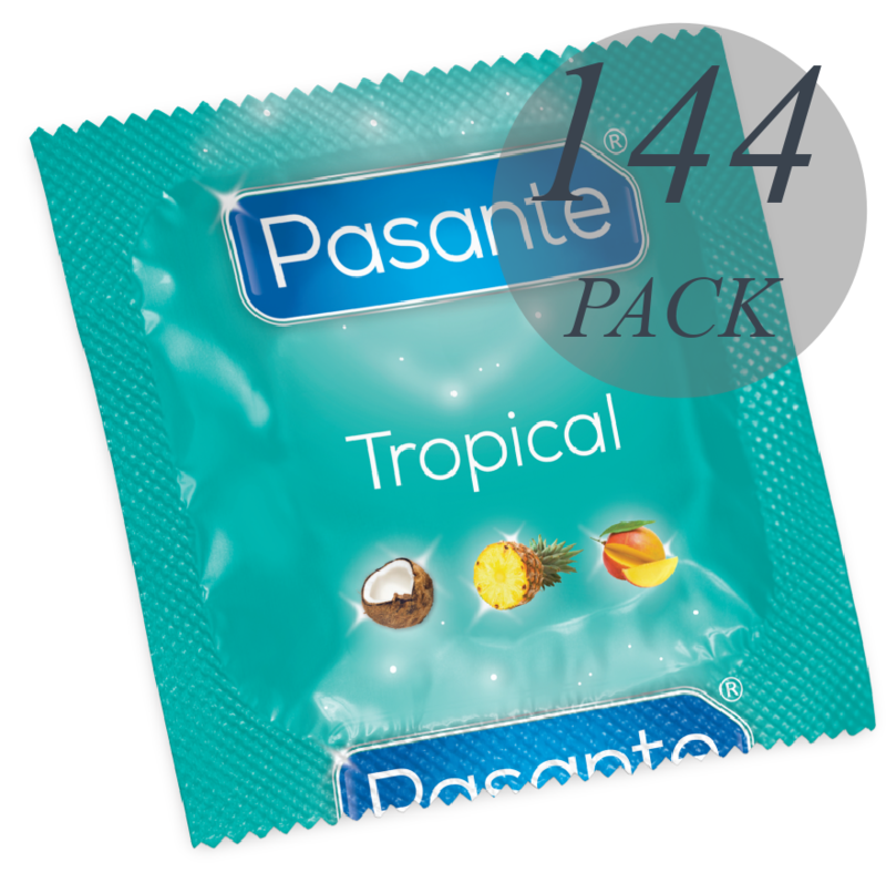PASANTE - PRÉSERVATIFS TROPICAL POCHETTE 144 UNITÉS